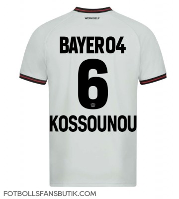 Bayer Leverkusen Odilon Kossounou #6 Replika Bortatröja 2023-24 Kortärmad